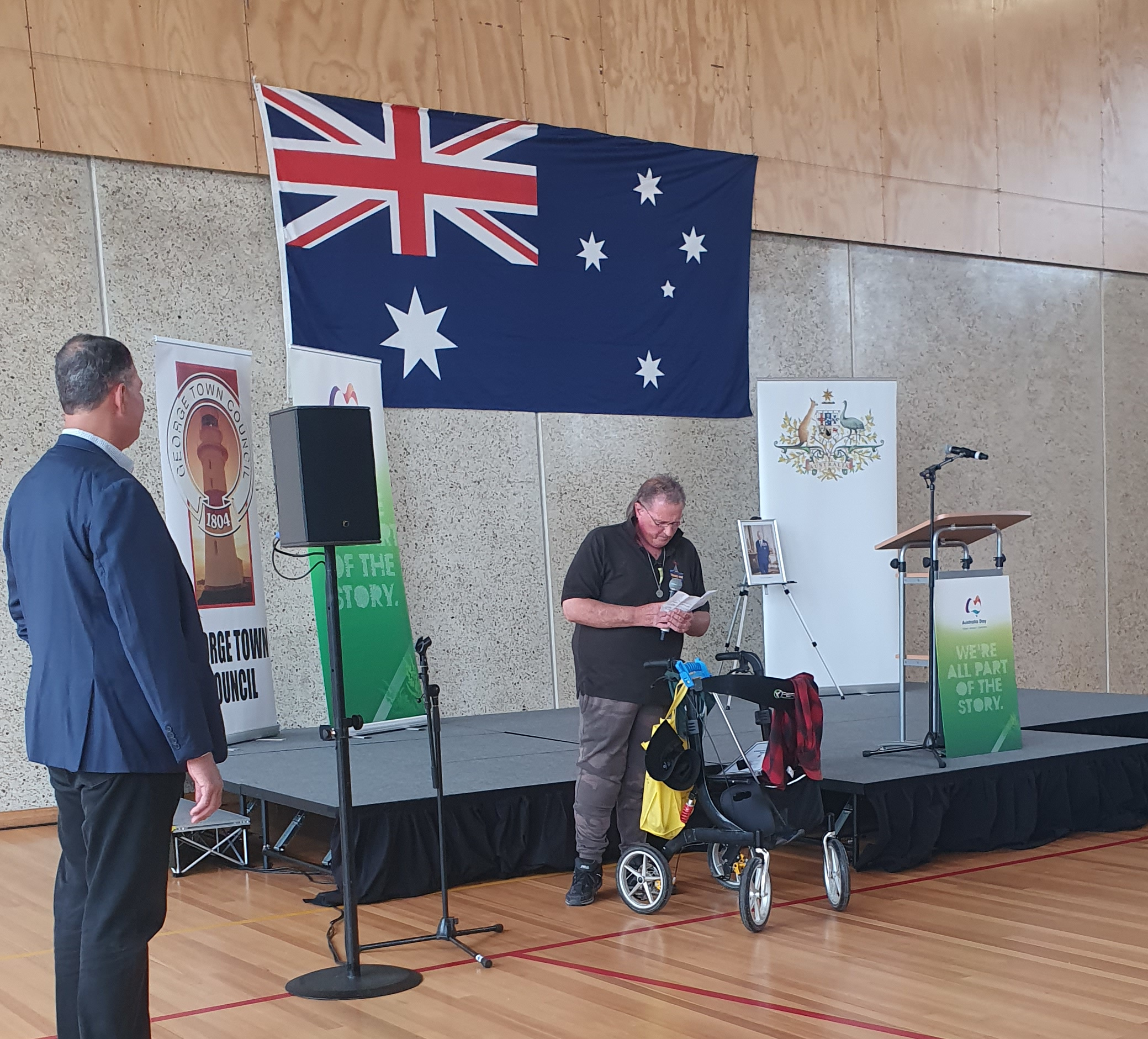 Richard at the GT Australia Day Awards
